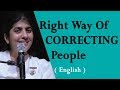 Right Way Of Correcting People Part 3 BK Shivani Seattle Washington English