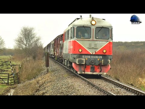 Fluieroasa 60-1151-9 Whistle Loko & Marfar CFR MARFĂ Freight Train Spre Holod/To Holod 16 March 2021