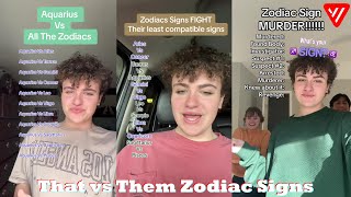 *1 Hour* That vs Them Zodiac Signs TikToks 2024 | Best That_vs_Them TikTok Compilation 2024