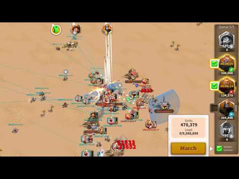 Rise of Kingdoms Ark of Osiris Feb 13 2021 1895 vs 1945