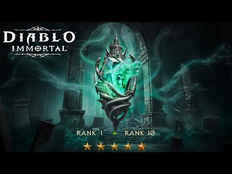 Haunt Coil 5★ Gem Full Rank Up & Damage Test (Patch 4.1) | Diablo Immortal