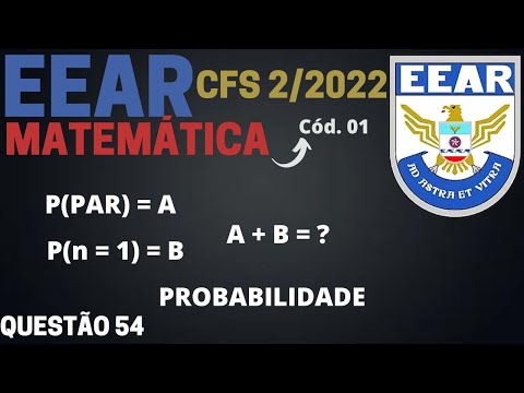 Probabilidade - EEAr Matemática 2022 Questão 54