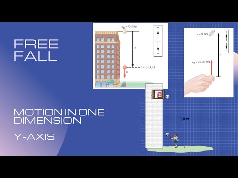 How to Solve Free Fall Problems - Motion in One Dimension (Y-Axis)