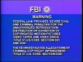 FBI Warning Canadian Warning Screens