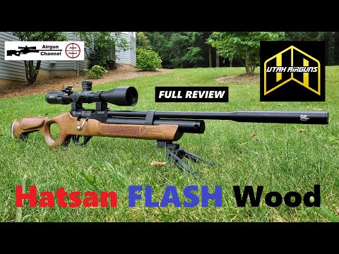 Hatsan FLASH Wood (Full Review) + Accuracy Test from UTAH AIRGUNS