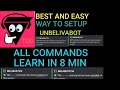 how to setup unbelievaboat | all commands | part-1