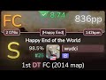 8.7⭐ wudci xi happy end of the world happy end dt 98.5% 25 836pp fc osu