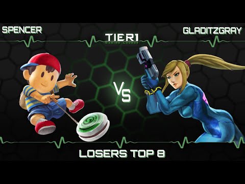Spencer (Ness) vs GladItzGray (Zero Suit Samus) - Thursday Throwdown 12 Losers Top 8