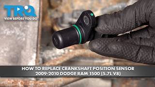 How to Replace Crankshaft Position Sensor 2009-2010 Dodge Ram 1500 (5.7L V8)