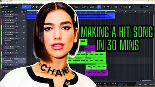 RAPPER MAKES A POP SONG ON A DUA LIPA TYPE BEAT/ STUDIO ONE 6 VOCAL TEMPLATE #studioone #pop