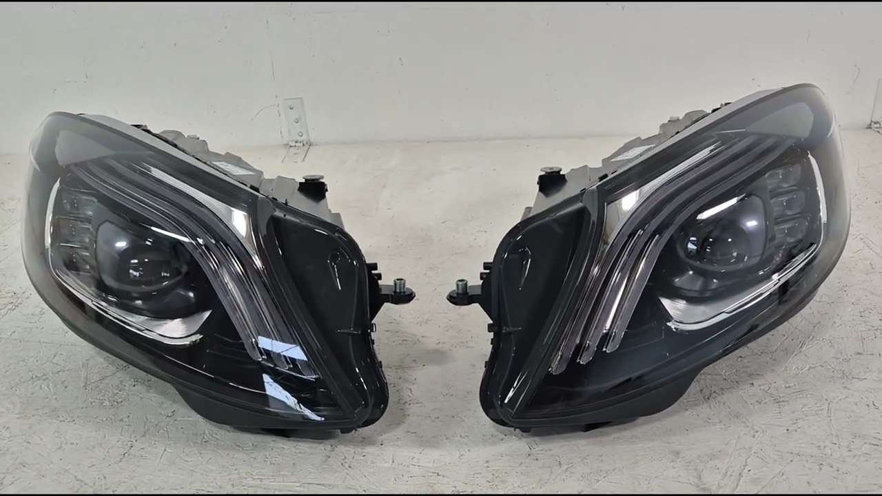 Mercedes S-class W222 2013–2022 Sprednji žarometi 2014-2017 (facelift dizajn) Video 1