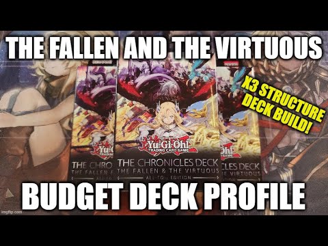 YU-GI-OH! THE FALLEN & THE VIRTUOUS STRUCTURE DECK X3! BUDGET BUILT! DECKPROFIL (OKTOBER 2025)