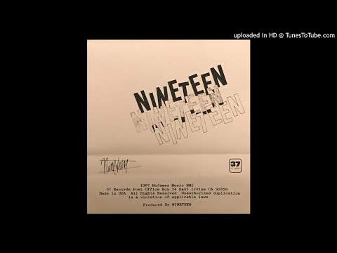 Nineteen - All You Really Need To Know - Obscure Private CA Modern Soul Funk / Synth Pop '87