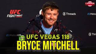 Bryce Mitchell On Fighting Tough Mexican Luna, Story On His Burnt Nipples | UFC Vegas 118