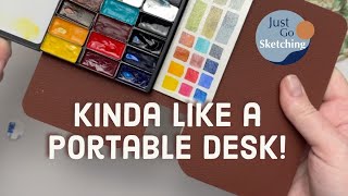 1. JustGoSketching Companion - Ideal solution for watercolor plein air?? Calm Chatty Unboxing
