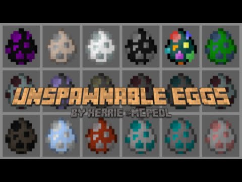 How to get Spawn Eggs of mobs that don't have Spawn Eggs in Minecraft Bedrock!