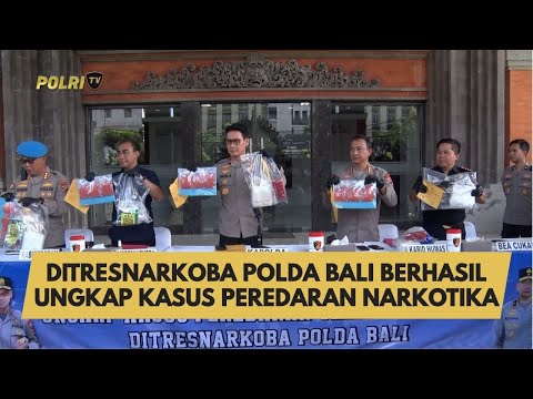 DITRESNARKOBA POLDA BALI BERHASIL UNGKAP KASUS PEREDARAN NARKOTIKA