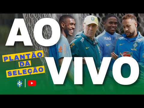 PLANTÃO DA SELEÇÃO BRASILEIRA AO VIVO NOS ESTADOS UNIDOS - TREINO DA SELEÇÃO AO VIVO - NEYMAR JR