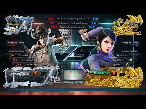 155_1 Devil Jin (Anakin x24) vs (tincho) Zafina - Tekken 7  Online sin Grafica N03