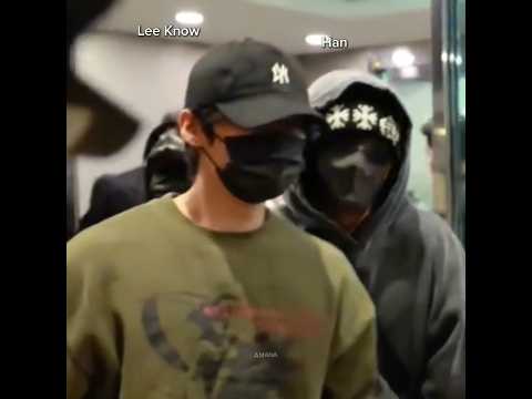 Lee Know and Han - airport 2025