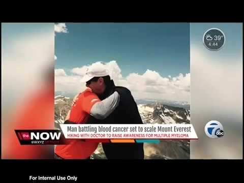 Multiple Myeloma cancer patient and his oncologist prepare for the hike of a lifetime