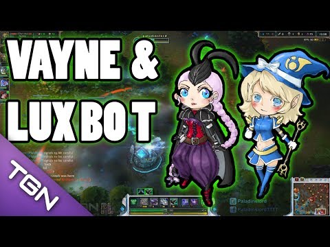 League of legends - Vayne + lux bot lane (Commentary)