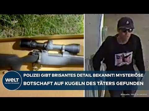 USA: Attentat auf Charlie Kirk in Utah! Brisant! Polizei findet mysteriöse Botschaft auf Patronen