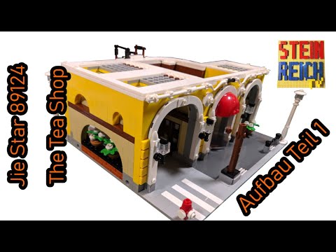 Jie Star 89124 The Tea Shop - My first Jie Star set construction part 1