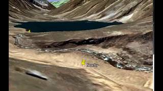 preview picture of video 'Saif ul Malook Pakistan lake tour in Google earth'