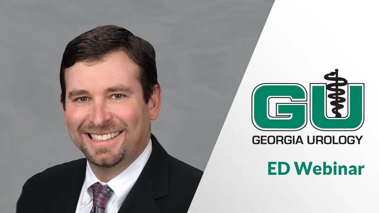 Erectile Dysfunction (ED) Treatment Webinar