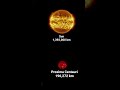 Sun vs Proxima Centauri by the True Size #proximacentauri  #sun #star #stars #space