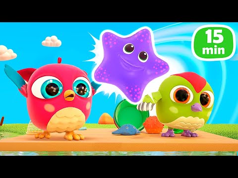 HopHop die Eule Kompilation - Cartoons für Kleinkinder. 15 Minuten Kompilation mit HopHop