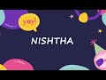 Happy Birthday To Nishtha Birthday Wish From Birthday Bash