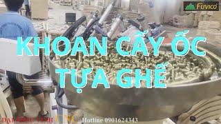 Máy khoan cấy ốc, cấy sò lưng  ghế Woodmaster WM-204.