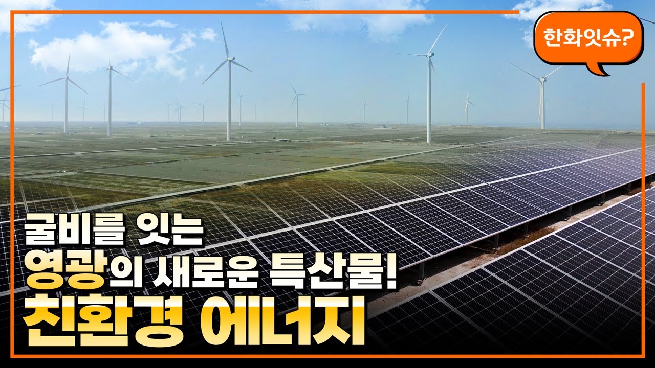 환경도 살리고~ 지역경제도 활성화 하는 순도 100% K-재생에너지 발전소?!