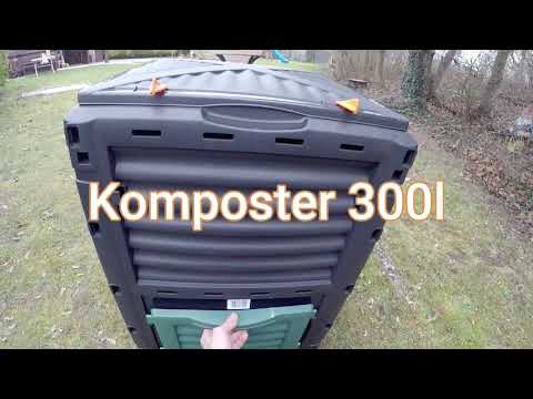 Контейнер для компоста, компостер Parkside 300L( 300 л, 71x71x79,5 см, Германия) - фото 1 - id-p1820122583