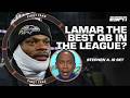 'Lamar Jackson is WITHOUT QUESTION the most talented QB in the league!' 👏 - Stephen A. | First Take