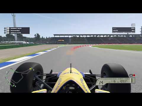 F1 2019 1992 Williams FW14 Hotlap Germany Gp (1:19:244)