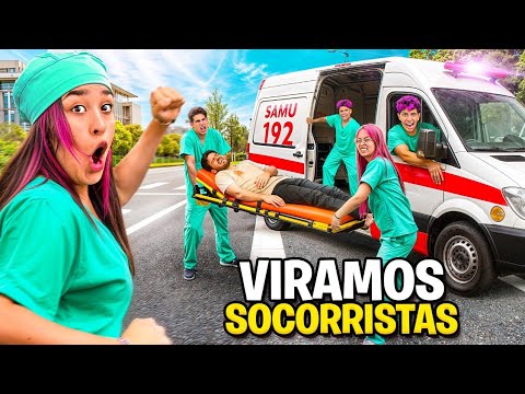 PASSAMOS 24 HORAS EM UMA AMBULÂNCIA *Socorremos ?