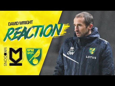 MK Dons 6-0 Norwich City U21s | David Wright Reaction