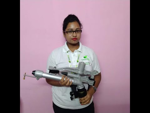 Brass garden sprinkler