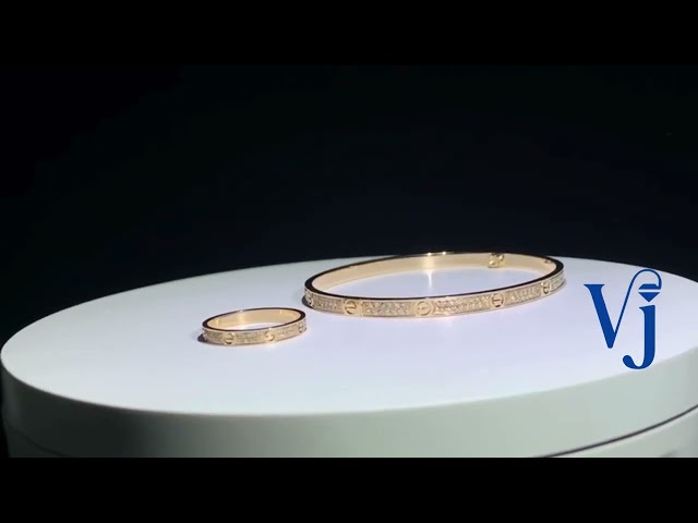 خاتم لوف فل الماس - نحيف