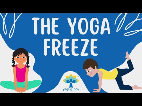 The Yoga Freeze  | Warm Up | Action Song for Kids | Yoga Guppy by Rashmi Ramesh