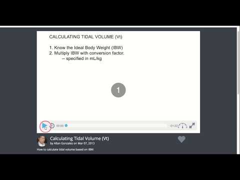 how to calculate tidal volume - Image 1