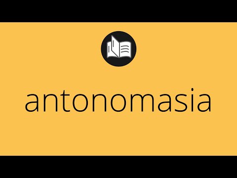 What ANTONOMASIA means • Meaning of ANTONOMASIA • antonomasia MEANING • antonomasia DEFINITION