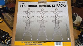 Menards Electrical Towers O Scale 3-Pack