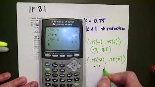 IP 8.1 # 14 Given a Scale Factor, Find the Coordinates of an Image then Graph the Figure