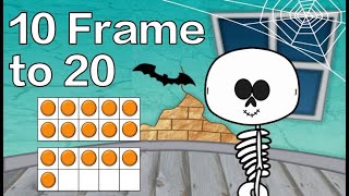 Halloween: Ten Frame To Twenty Subitizing : Math Brain Break