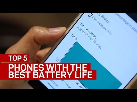 Top 5 phones with the longest battery life