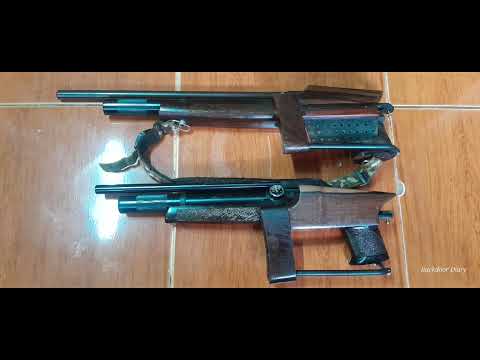 JBC PCP Air rifle before and after (reblue)